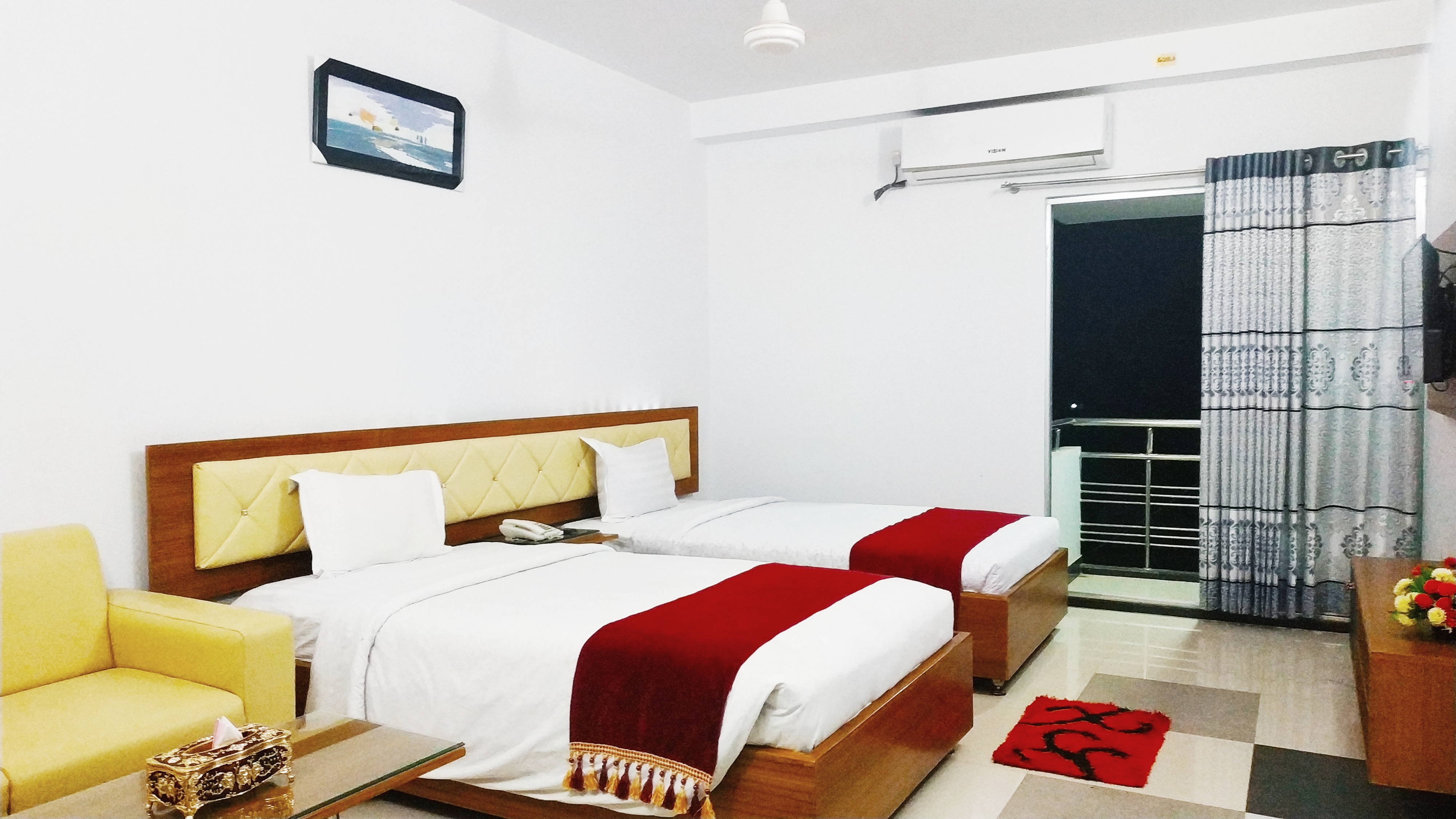 Deluxe Twin (2 Single Bed) – Hotel Khan Palace Kuakata Gallery