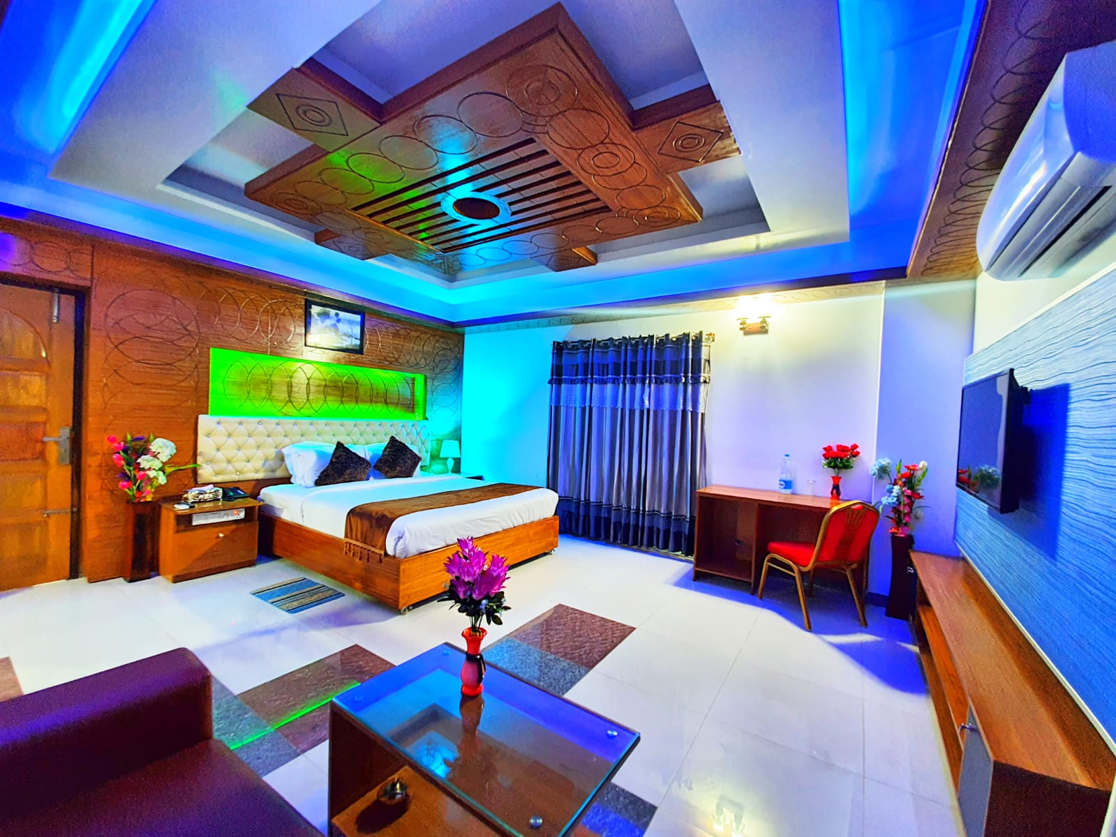 VIP Deluxe (1 King Bed) – Hotel Khan Palace Kuakata Gallery